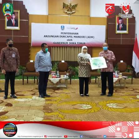 Pemkab Magetan Menerima Bantuan ADM Dari Pemprov Jatim