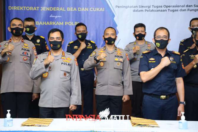 Baharkam Polri dan Ditjen Bea Cukai, Jalin Kerja Sama Perkuat Sinergi Dalam Pelaksanaan Tugas Serta Fungsi