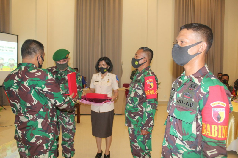 Letkol Inf. Yuli Eko Purwanto Pimpin Apel Danramil Dan Babinsa Tersebar TA. 2020