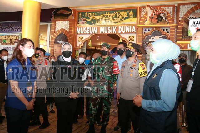 Forkopimda Jatim Sidak Pastikan Penerapan Prokes Di Tempat Wisata